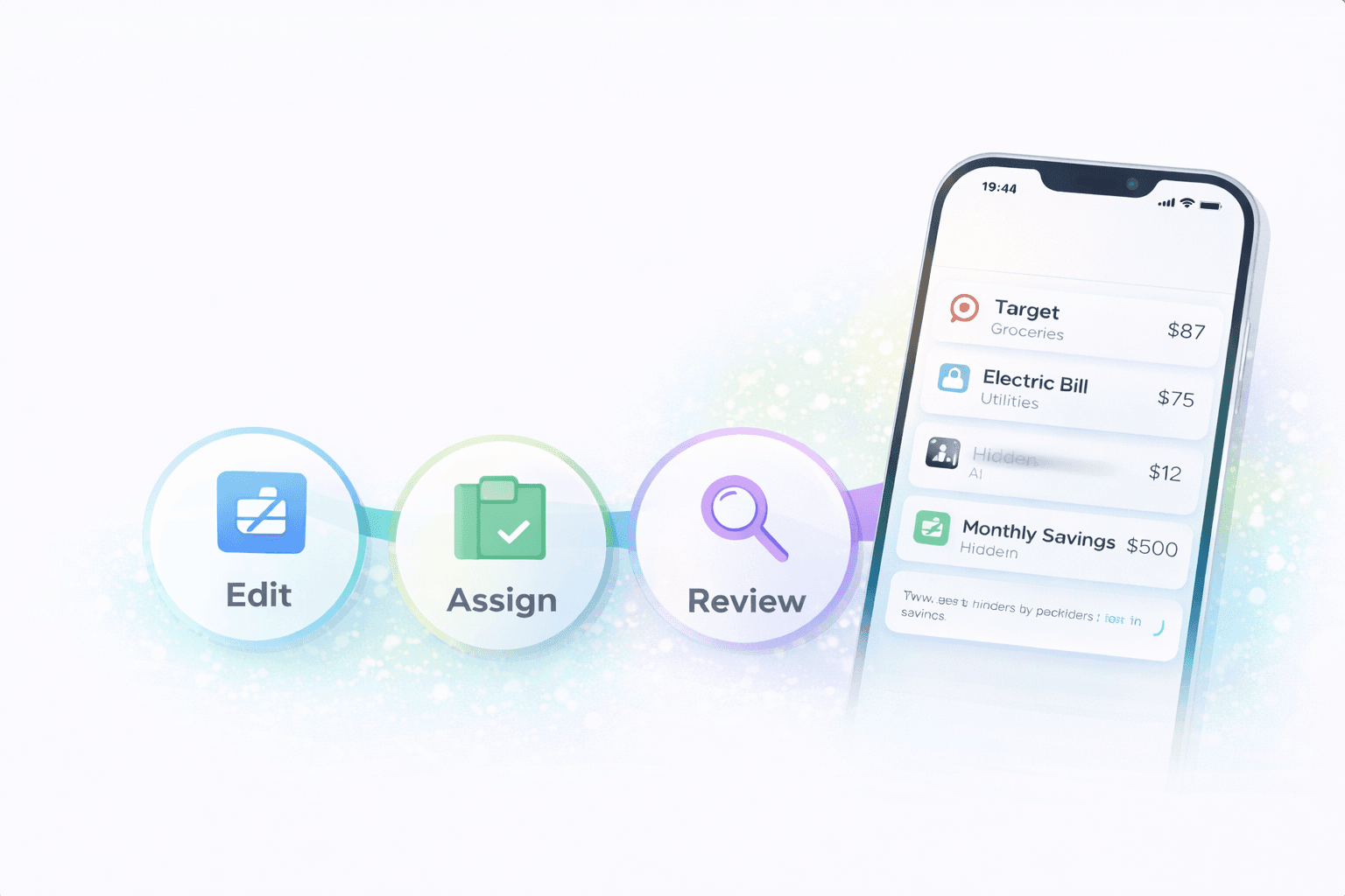 Stitch transactions review workflow screenshot